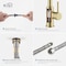 Kibi Circular Single Handle Pull Down Kitchen & Bar Sink Faucet with Soap Dispenser C-KKF2011BG-KSD100BG - alternate 9